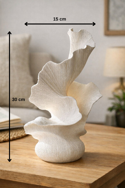 LayerOne Modern Sanatsal Dekoratif Biblo – 30 cm