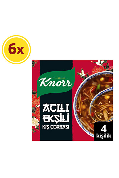 Knorr Acılı Ekşili Kış Çorbası 74g x 6 Adet