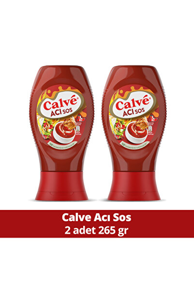 Calve Acı Sos 265 Gr x 2 Adet