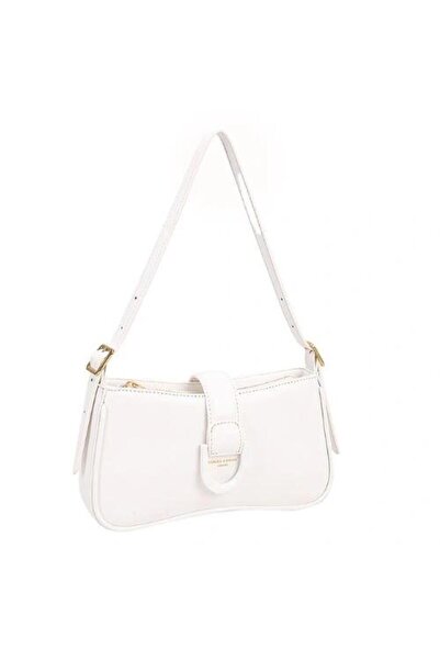 David Jones Soft Vegan Leather Women's Shoulder Bag - Casual Crossbody Bag