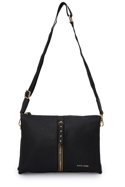 David Jones Γυναικείο λουράκι Τσάντα Μαύρο