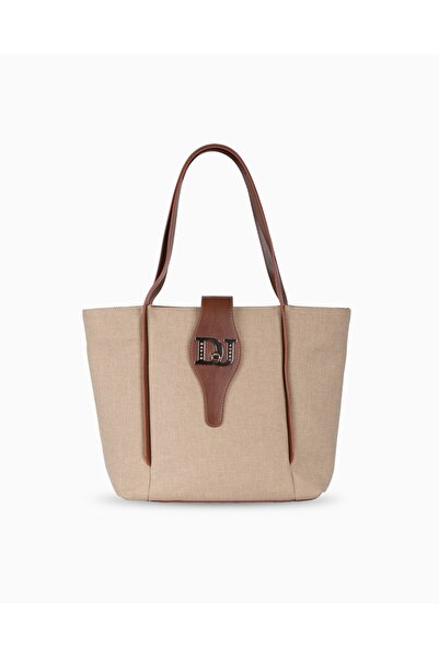 David Jones Γυναικεία Τσάντα ώμου Μπεζ