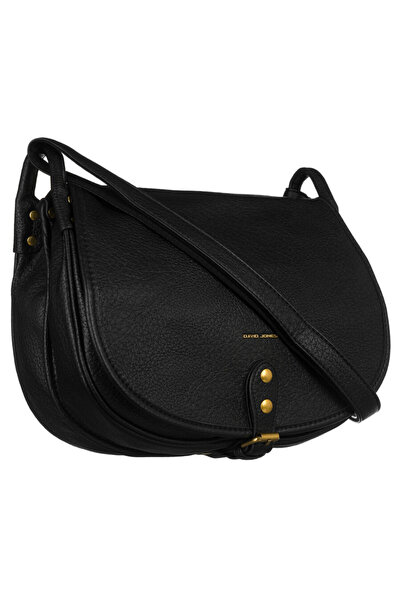 David Jones Μαύρη γυναικεία τσάντα ώμου