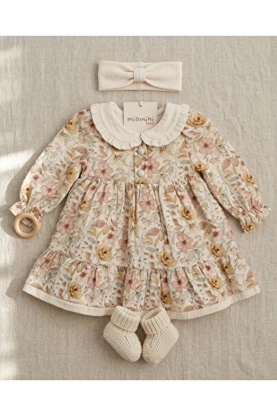 miomini Embroidered Muslin Dress
