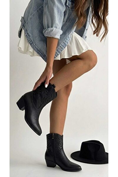 Luvesta luvestashoes western siyah suni deri bot