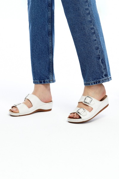 Fatex Γυναικείες άνετες παντόφλες για εξωτερικούς χώρους με ανατομική σόλα κα...