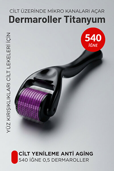 Sabuncu Hacı SABUNCU HACI®?Saç Çıkarma Tarağı Titanyum İğneli Derma Roller Ci...