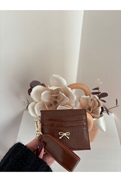 lalettobags Γυναικεία θήκη κάρτας από γυαλιστερό συνθετικό δέρμα με λεπτομέρε...