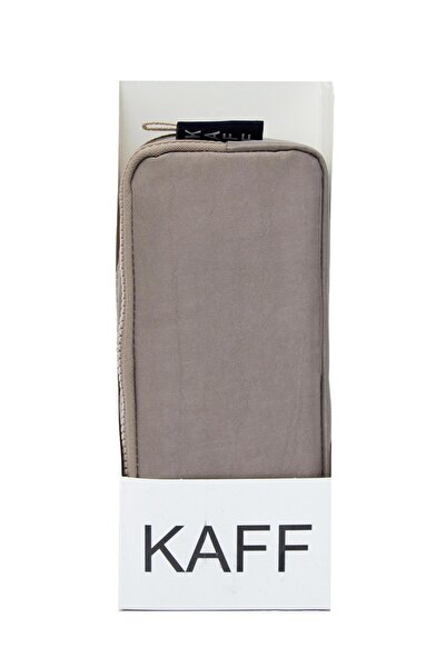 KAFF 01105 Vizon Krinkıl Kumaş Yıkanabilir Çift Bölmeli Gözlü Kalemlik Kalem Kutusu