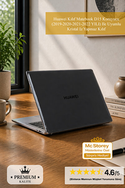 SyncCase Huawei Kılıf Matebook D15 Koruyucu (2019-2020-2021-2022 YILI) Ile Uy...