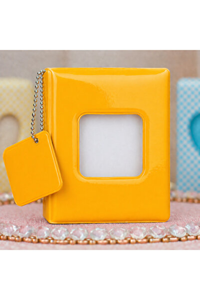 Nobbystar Κίτρινο άλμπουμ φωτογραφιών Instax Mini Polakart με χωρητικότητα 41...
