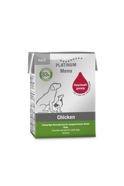 Platinum Tavuklu Yaş Köpek Maması 185gr