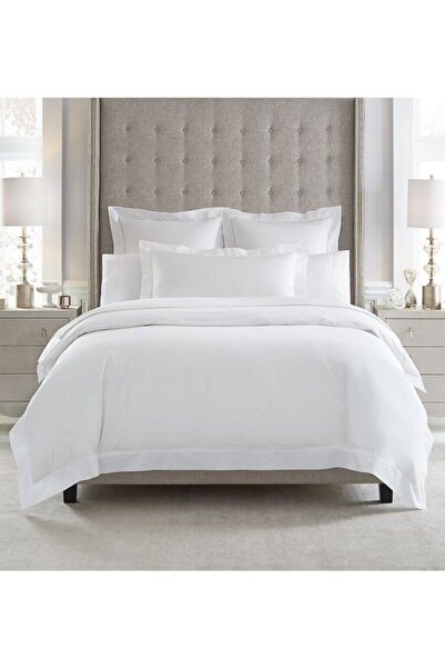 METİNEV Single White Duvet Cover Set