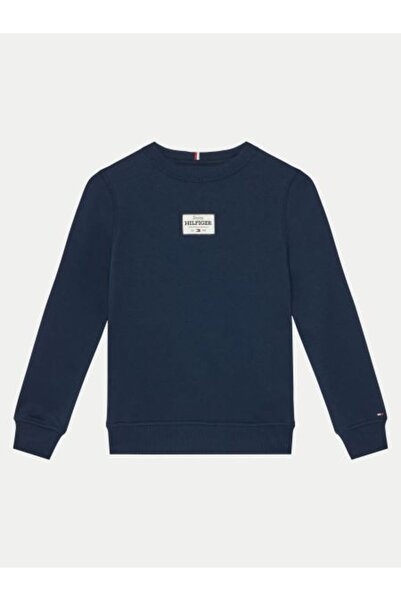 Tommy Hilfiger Φούτερ αγορίστικο KB0KB09315 Μπλε