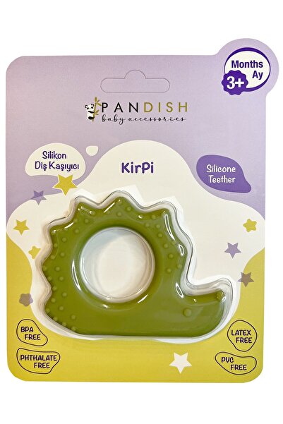 pandish Hedgehog Silicone Teether - Green