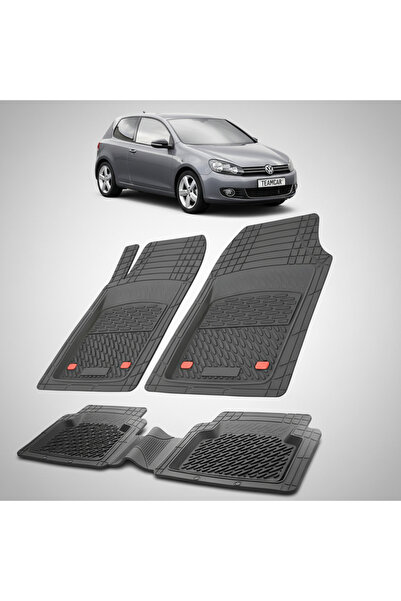 TEAMCAR ®   Covorașe auto, tip tavă, compatibile cu Volkswagen Golf Mk6 Hatch...