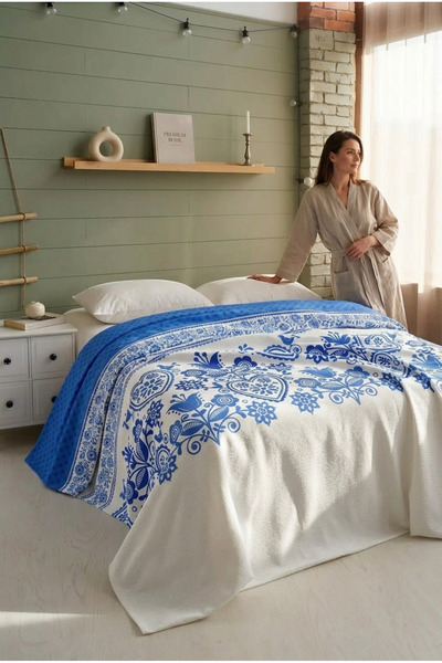 Menderes Home Cotton Collection Μονό Πικέ Τουλίπα