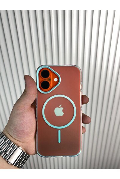 Rainbow - iPhone 17 Uyumlu MagSafe Özellikli Darbeye Dayanıklı Çift Renk Kılıf