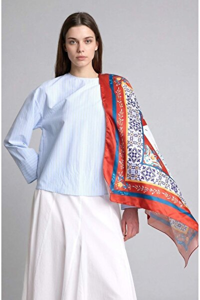 DeFacto Γυναικείο Φουλάρι με θέμα Galata F5204AXNS