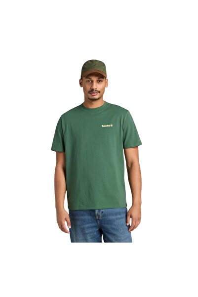 Timberland Μπλουζάκι με σχέδιο Magnet Back, Ανδρικό Πράσινο T-shirt Tb0a5mnva6x1