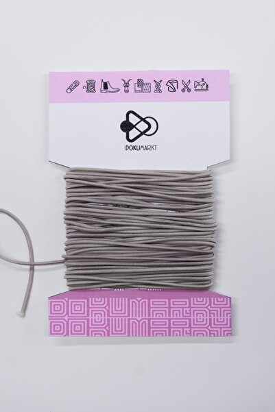 Dokumarkt Λεπτό στρογγυλό λάστιχο 1,5 mm - Λάστιχο κορδόνι - Λάστιχο αξεσουάρ...