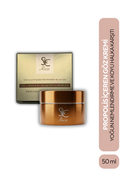 S&C Alicia Propolis İçeren Göz Kremi-Eye Cream Wıth Propolıs 50 ML