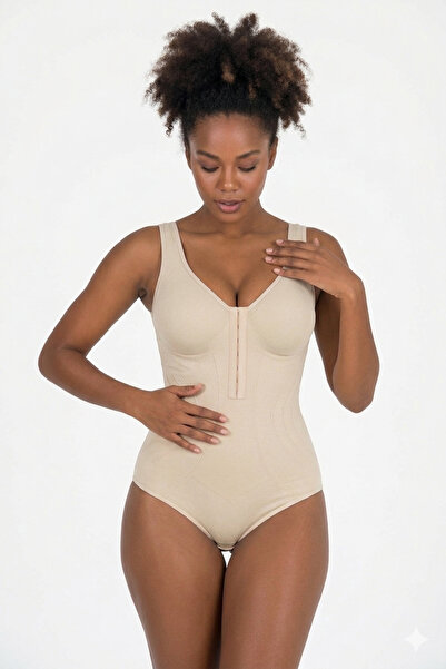 Hakan Collezione Κορσές σώματος με αγκαλιά και χοντρό λουράκι – Χρώμα δέρματος