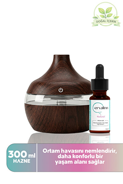 Ervalinn Fresh Air ve Buhurdanlık Seti (Burun Tıkanıklığı için Rahatlatıcı Ya...