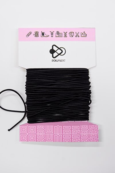 Dokumarkt Λεπτό στρογγυλό λάστιχο 1,5 mm - Λάστιχο κορδόνι - Λάστιχο αξεσουάρ...