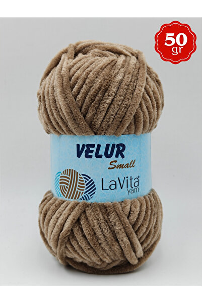 LaVita Yarn LaVita Velur Small Kadife El Örgü İpi %100 Polyester 50gr (1039 D...