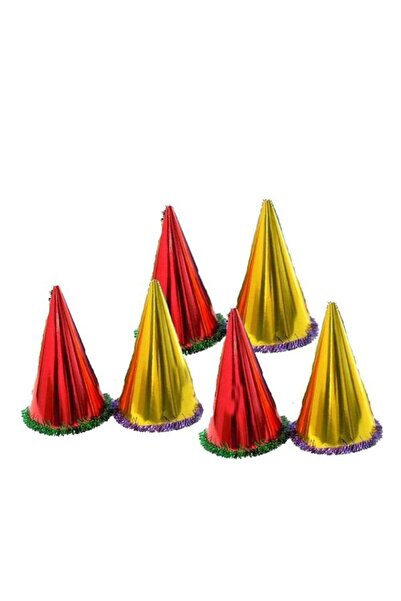 partidolu Καρτον Κώνος Καπέλο Καπέλο για Πρωτοχρονιά και Πάρτυ 10 Τεμάχια