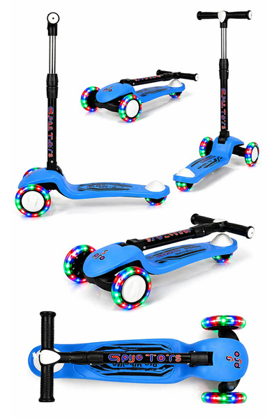 POZART Scooter Yeni PRO 3tekerli Led Işıklı 3kademeli 0kğ Taşıma Kapasiteli 3...