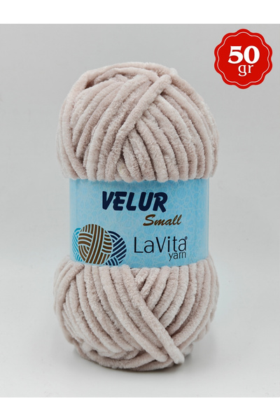 LaVita Yarn LaVita Velur Small Kadife El Örgü İpi %100 Polyester 50gr (4140 T...