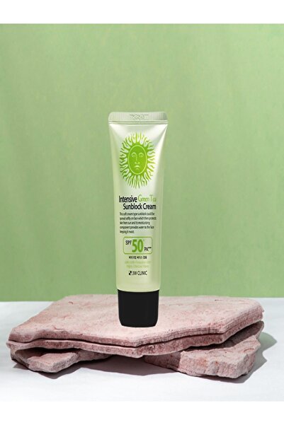 3W CLINIC INTENSIVE GREEN TEA SUNBLOCK CREAM