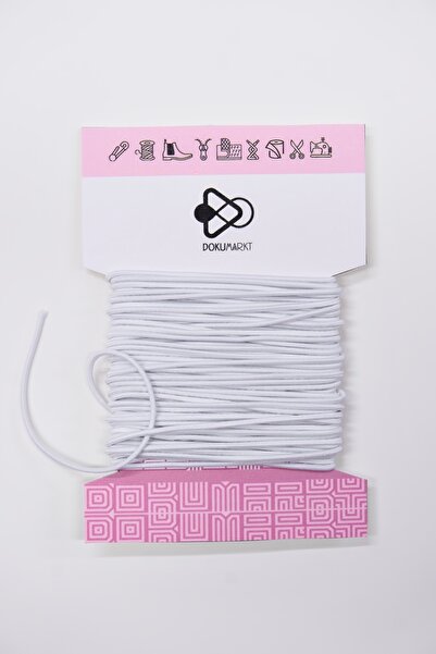 Dokumarkt Λεπτό στρογγυλό λάστιχο 1,5 mm - Λάστιχο κορδόνι - Λάστιχο αξεσουάρ...