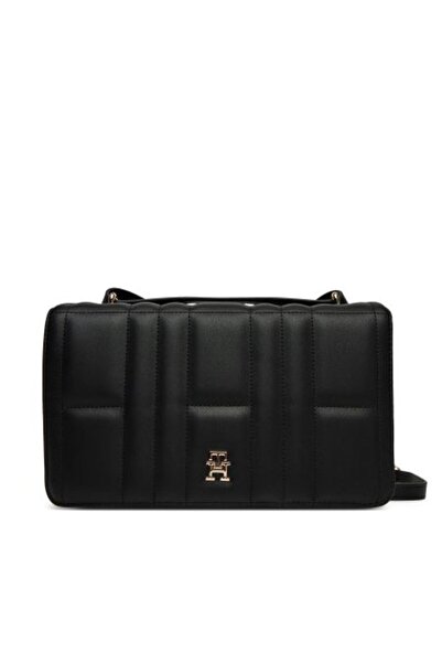 Tommy Hilfiger ΓΥΝΑΙΚΕΙΑ ΤΣΑΝΤΑ ΣΤΟΝ ΩΜΟΣ AW0AW17454-BDS