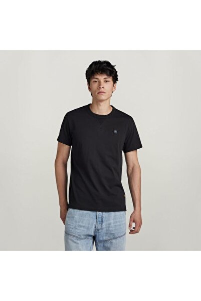 G-STAR RAW SİYAH LOGOLU ERKEK T-SHIRT