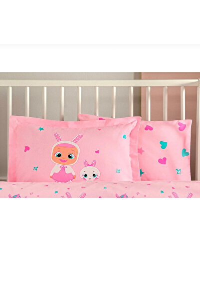 Zorluteks Taç Cry Babies Sweet Baby Βαμβακερή θήκη μαξιλαριού μωρού 2 τεμαχίων