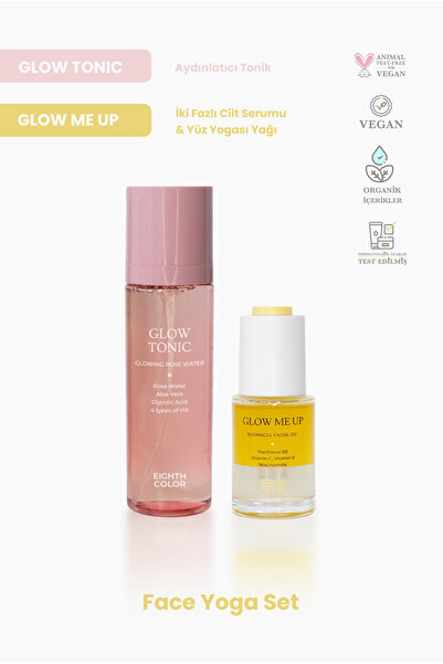 EIGHTH COLOR FACE YOGA SET: Glow Tonic 200 ml + Glow Me Up 30 ml
