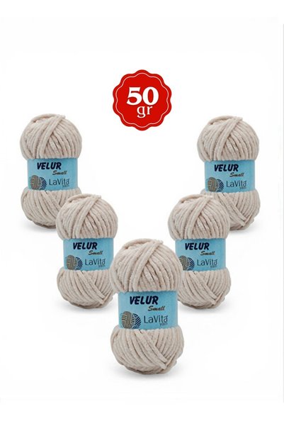 LaVita Yarn LaVita Velur Small Kadife El Örgü İpi %100 Polyester 250gr 5 ADET...
