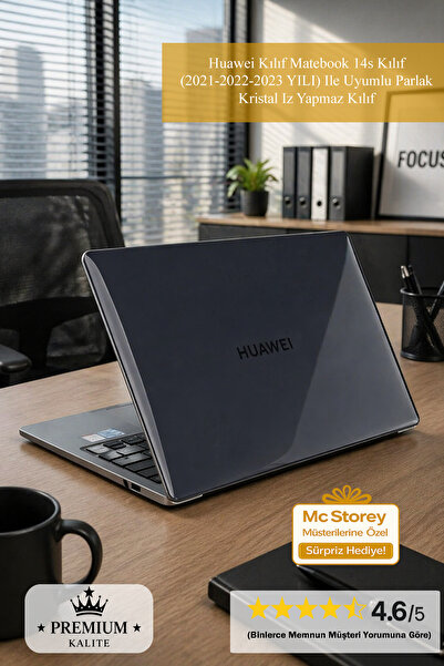 SyncCase Huawei Kılıf Matebook 14s Kılıf (2021-2022-2023 YILI) Ile Uyumlu Par...