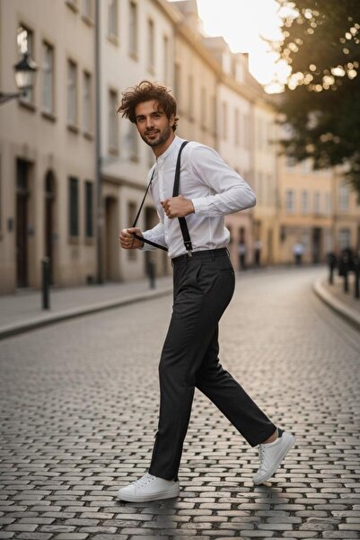 ZEKTON Εύκαμπτο λουράκι παντελονιού τύπου Υ - Ιδανικό πλάτος 3 εκ. - Ρυθμιζόμ...