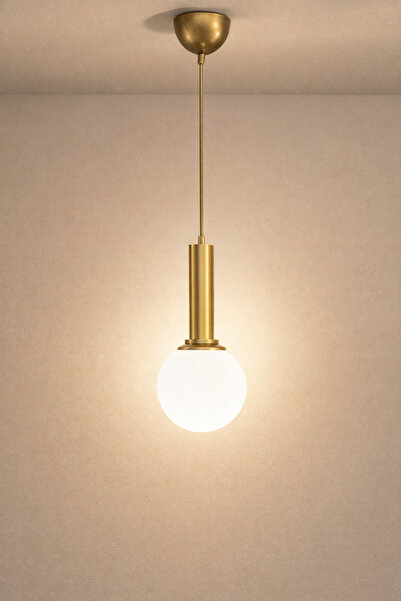 MINIMAL ETICARET VE BILGI TEKNOLOJILERI Globe Golden ONE Sarkıt Cam Avize