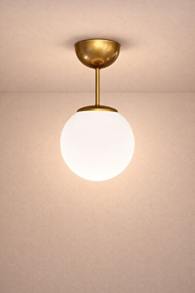 MINIMAL ETICARET VE BILGI TEKNOLOJILERI Globe Gold ONE Cam Avize