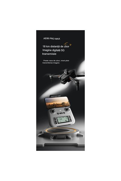 OEM Dronă ae86 pro max white 3 axisshake gimbal 8k