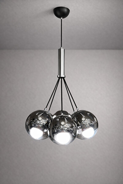 MINIMAL ETICARET VE BILGI TEKNOLOJILERI Zeppelin Cloud Silver Chrome 7'li Cam...