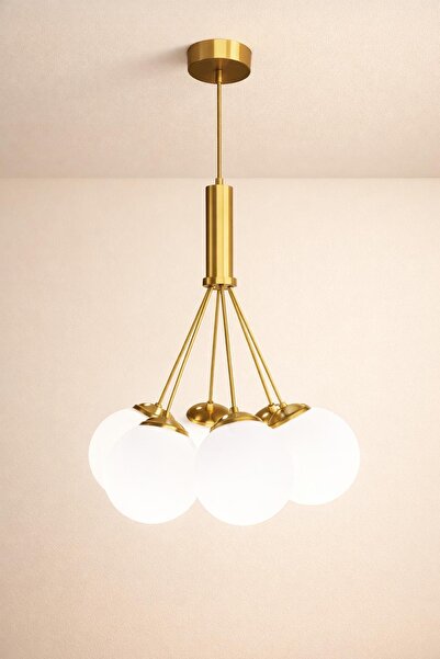 MINIMAL ETICARET VE BILGI TEKNOLOJILERI Zeppelin Cloud Golden 7'li Beyaz Cam ...