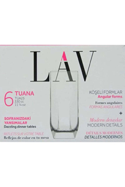 dealshopromania Set de 6 pahare de vin și suc Lav Tuana 330 ml