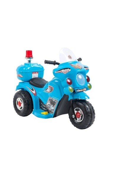 LeanToys Motocicletă electrică pentru copii, LL999 ​​MCT 5725, albastră