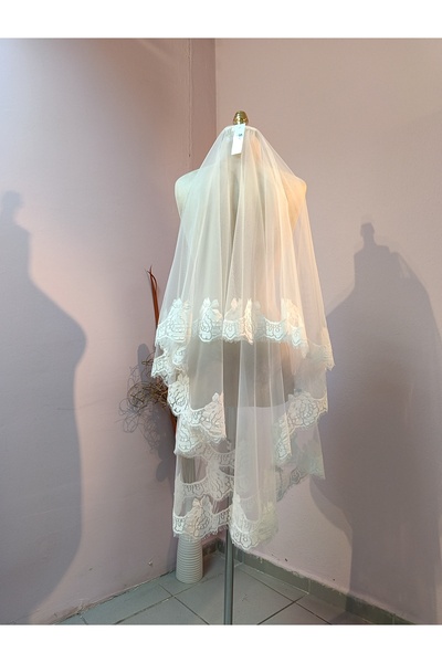 GÖKŞİN MODA Lez Lace Veil 1 Meter